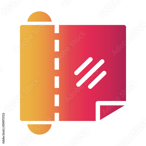 plastic wrap Gradient icon