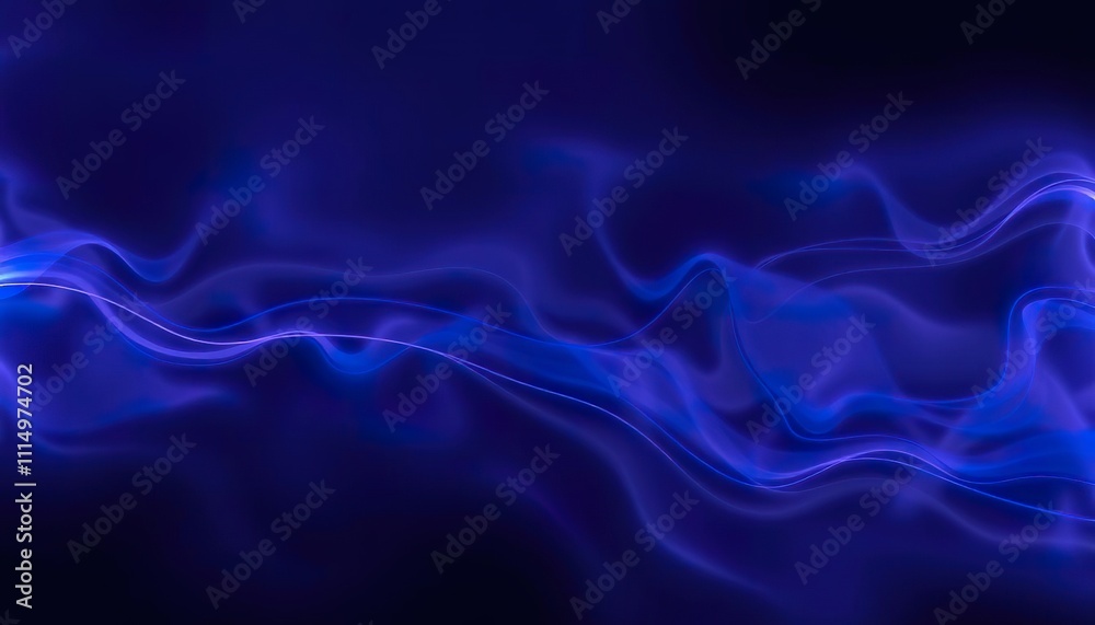 Abstract Blue Wave Energy Flow Design Abstract Blue Wave Energy Flow Design