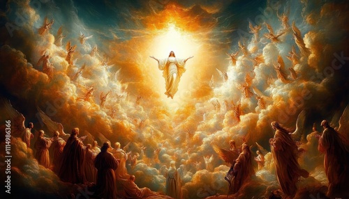 Divine Ascension of the Messiah on the Day of Judgment photo