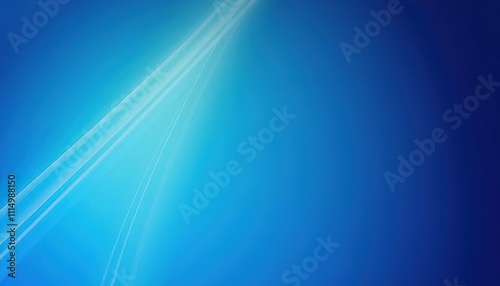 Abstract Blue Background With Light Streaks