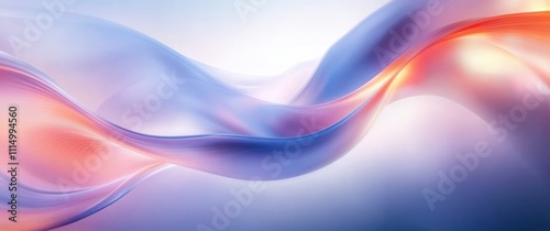 Wallpaper Mural Futuristic Abstract Background with Flowing Shapes and Pastel Colors Torontodigital.ca