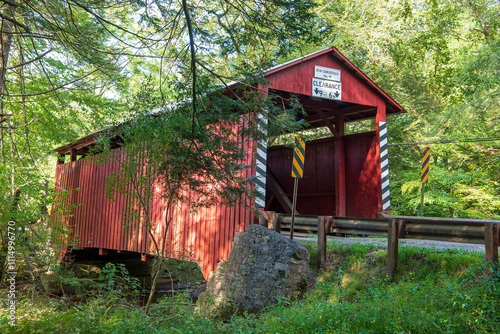 Jud Christian Covered Bridge in Columbia County, Pennsylvania photo