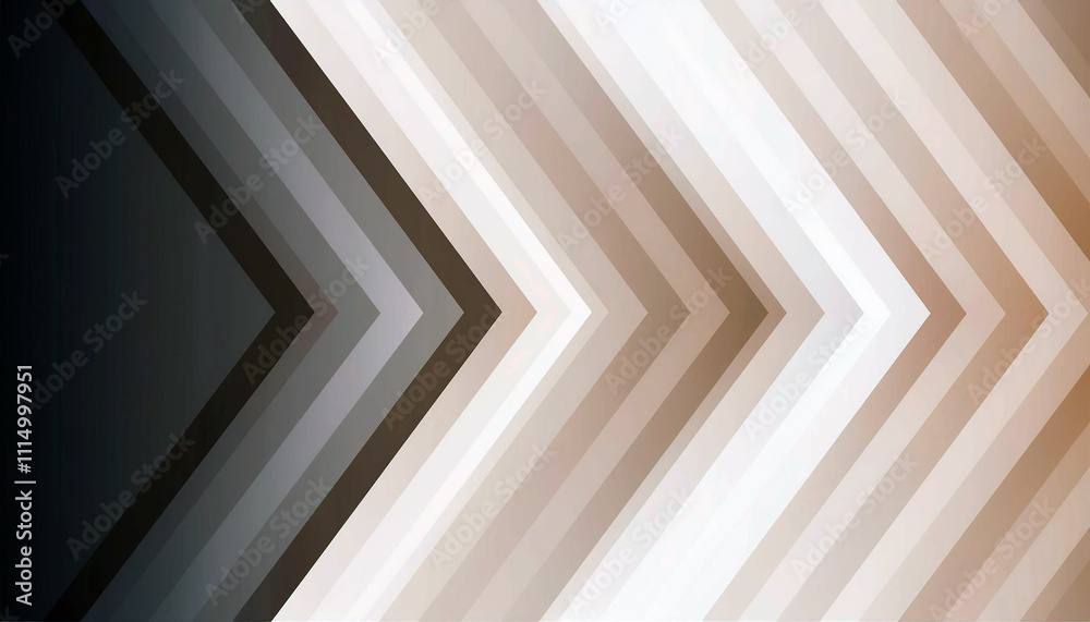 Obraz premium Abstract Brown and Gray Chevron Arrows Background Design