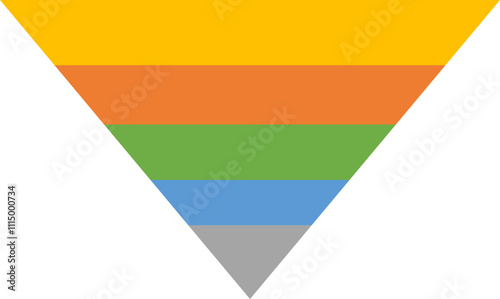 inverted pyramid structure