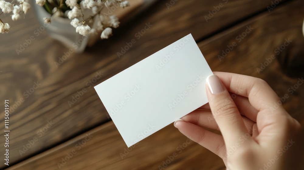 Obraz premium Designing a Personal Brand Business Card for Mockup