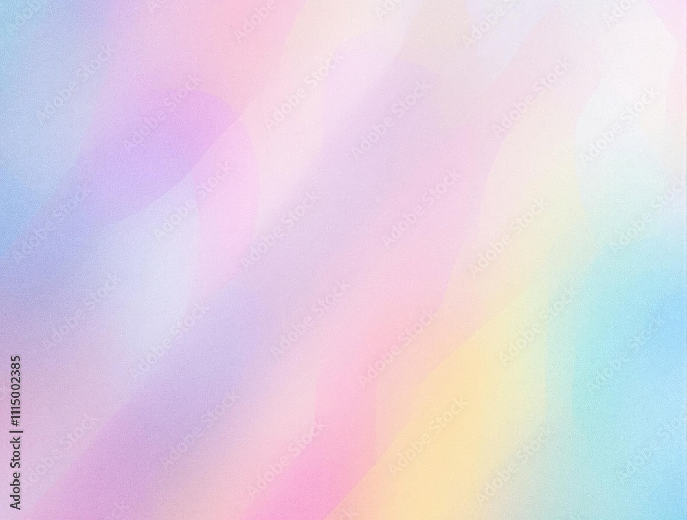 Fototapeta premium Soft abstract striped rainbow watercolor background with gentle gradient effect , soft, colorful