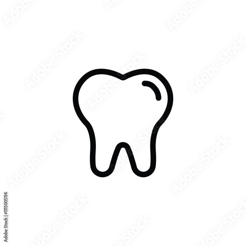 tooth icon set vector. dental symbol icon	