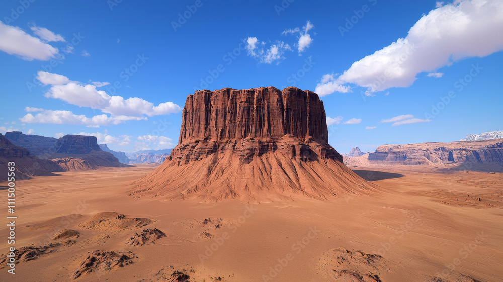 Naklejka premium Advanced Renewable Energy Systems in Scenic Landscape