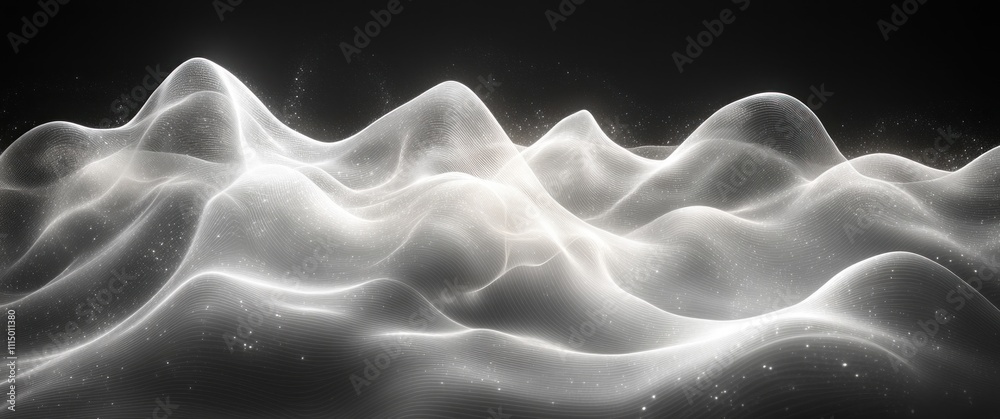 Fototapeta premium Monochrome Gradient Texture Abstract Background Grayscale Dark Light Noise Design