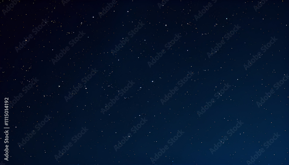Fototapeta premium Starry night sky with cosmic dust and distant galaxies