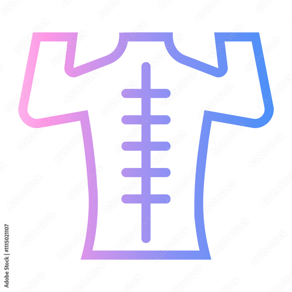 Obraz premium hot Line Gradient Icon