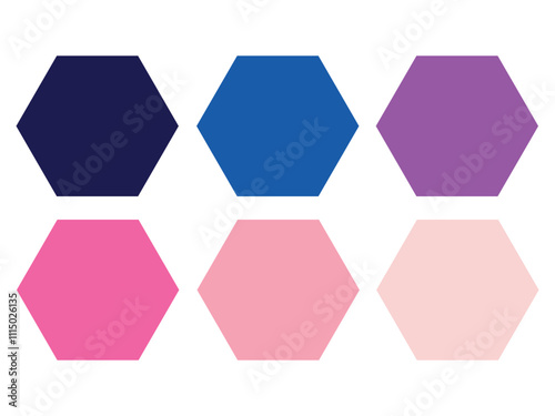 Abstract color pllate