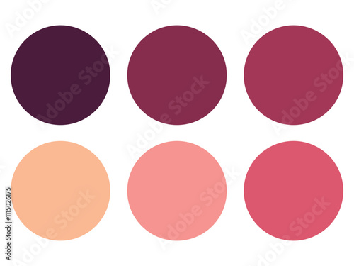 Abstract color pllate