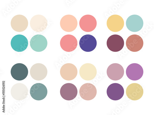 Abstract color pllate