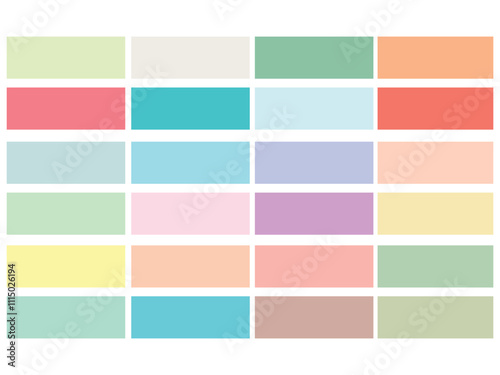 Abstract color pllate