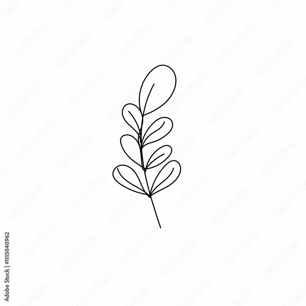Obraz premium set of leaves