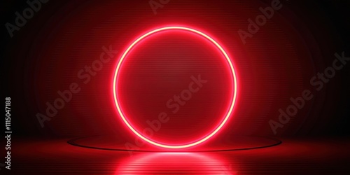 Abstract red neon light loading circle sign background, neon, light, loading, circle, sign,abstract, beautiful, red