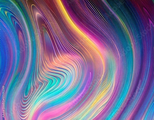 Abstract colorful background. Colorful waves.