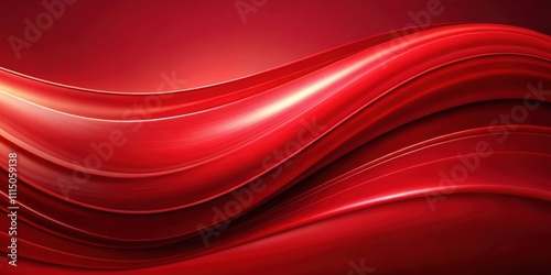 Abstract red wave background with varying shades and depth, red, wave, abstract, background, design, texture, smooth, gradient