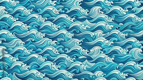 Abstract background with seamless pattern waves, abstract, background, seamless, pattern, waves, texture, design,backdrop, graphic