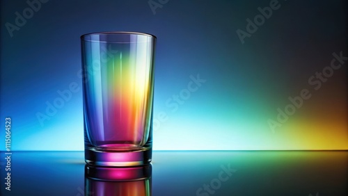 glass with gradient colors, rendering, glass,gradient, colors, design, abstract, background, texture, glossy