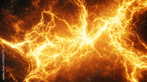 Abstract Fiery Energy Flow