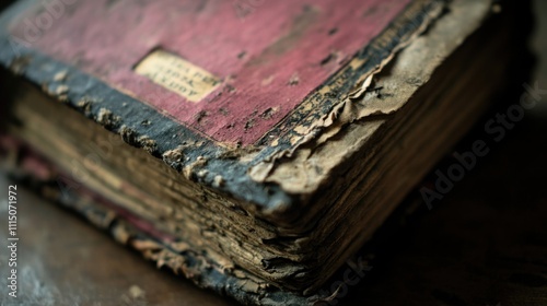 Antique Book: A Glimpse into the Past photo