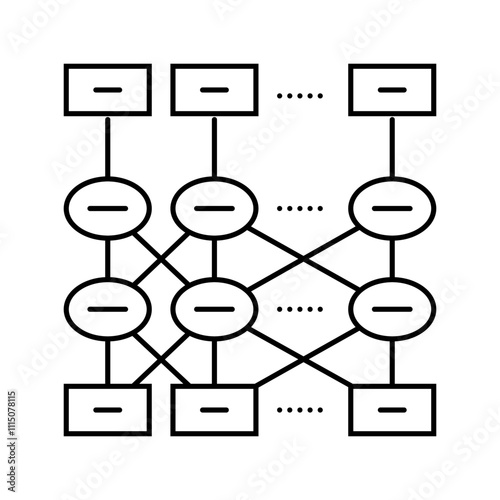 bert bidirectional encoder representations transformers line icon vector. bert bidirectional encoder representations transformers sign. isolated contour symbol black illustration