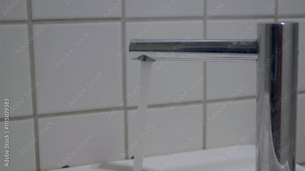 Modern bathroom faucet designed for optimal water flow and functionality Modern bathroom faucet designed for optimal water flow and functionality