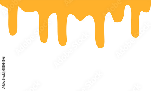 Melted cheese, cheese vector. cheese on white background. Flowing liquid isolated on white background. leak, splash, spilled liquid.