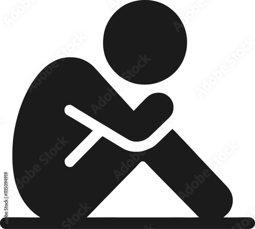 Depressed Person Icon
