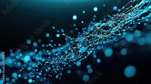 Decentralized finance represented as a digital ocean of blockchain nodes, liquidity pools, financial freedom