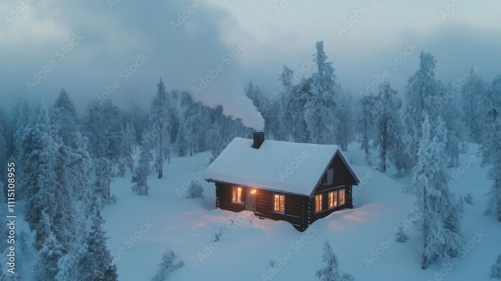 Winter Wonderland Cabin: A Cozy Escape in a Snowy Forest Winter Wonderland Cabin: A Cozy Escape in a Snowy Forest