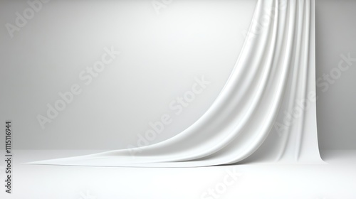 Crisp White Linen Backgrounds for Clean and Minimalist Designs