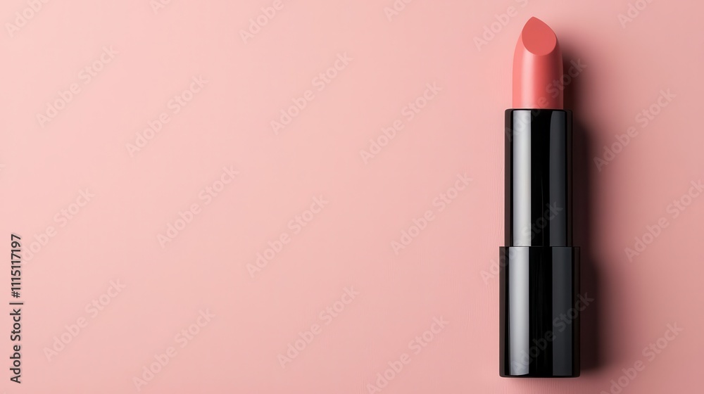A clean and minimalist makeup look with a natural, matte lipstick in soft beige tones for an understated finish A clean and minimalist makeup look with a natural, matte lipstick in soft beige tones for an understated finish