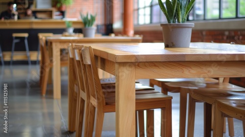 Project-Based Learning Setup: Spacious tables for group work, promoting collaboration and teamwork while engaging students in hands-on, problem-solving learning experiences.
 photo