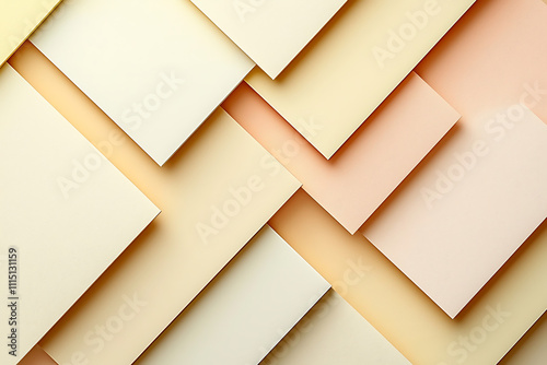 Abstract Overlapping Paper Layers