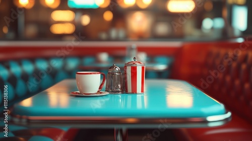 Retro Diner Table Setting