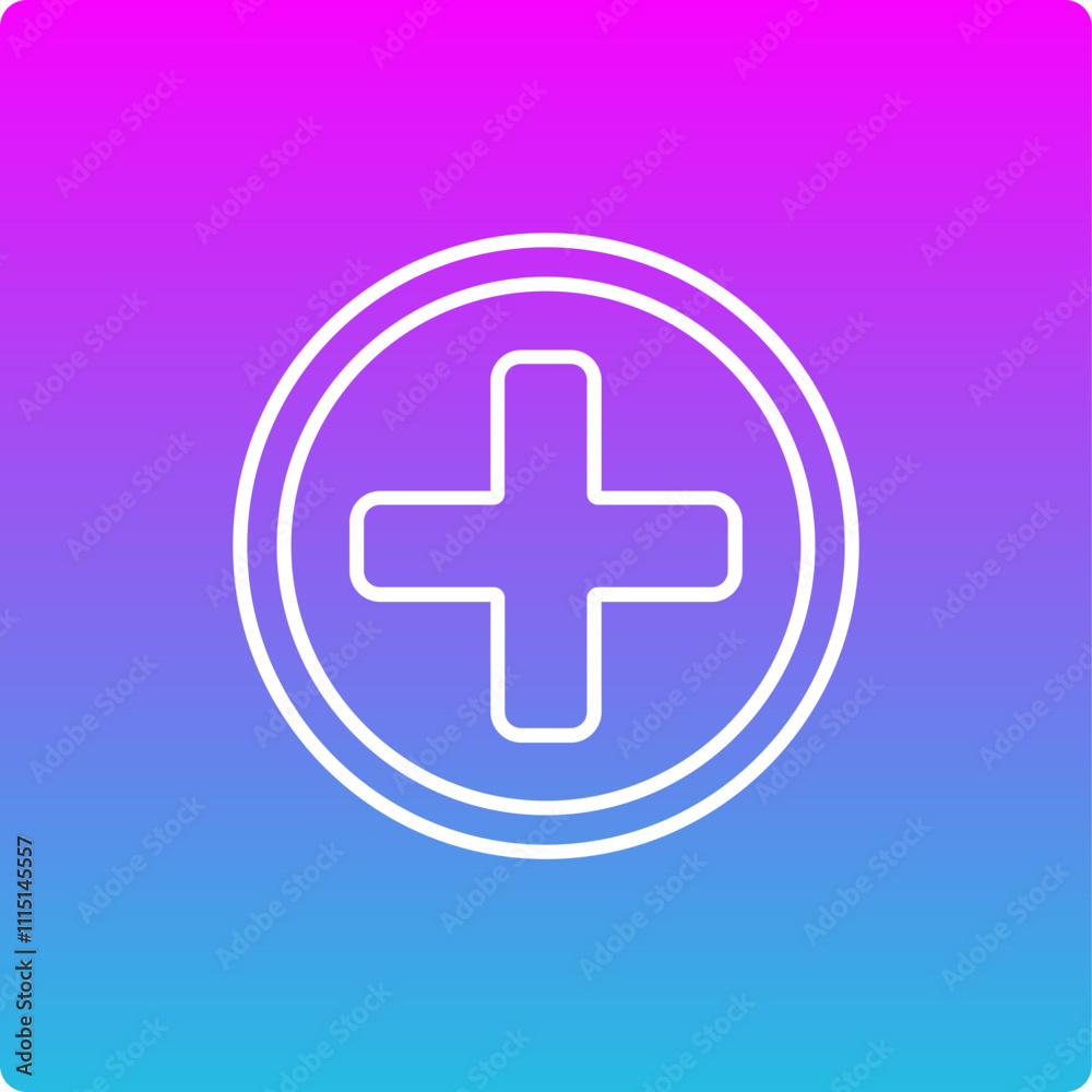 Fototapeta premium Plus Icon