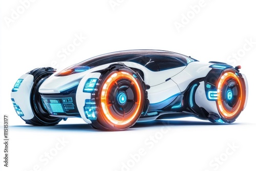 Futuristic Vehicle Design: Exploring Concepts of  Electric Cars with Advanced Technology and Sleek Aesthetics,  Innovative Transportation Solutions for the Future.