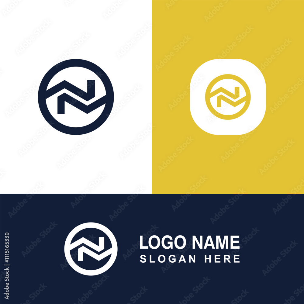 Modern N logo illustration design. Editable file. Modern N logo illustration design. Editable file.
