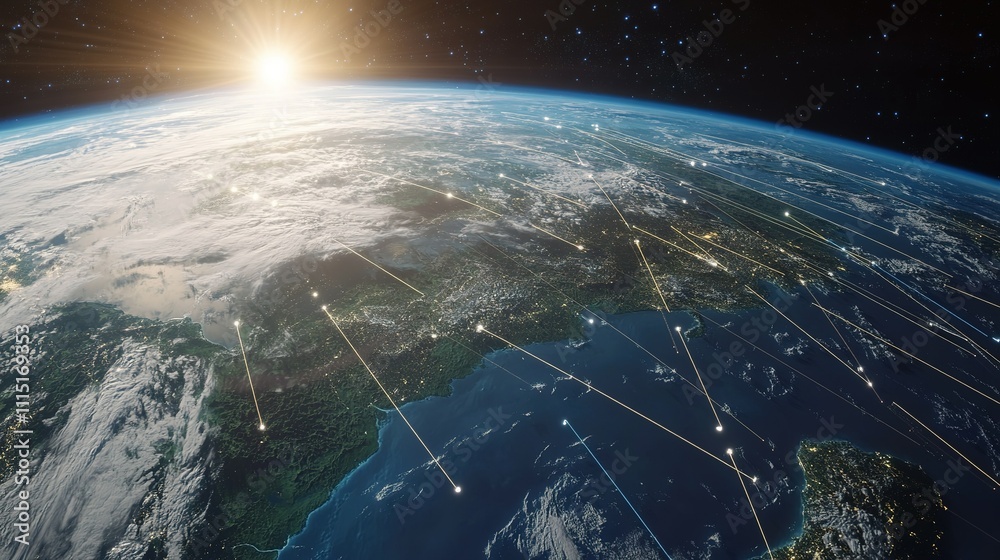 Obraz premium Network