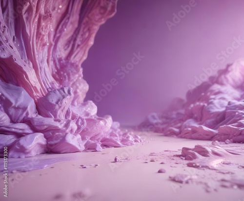 Dreamy pink and lilac hue blended with shimmering purple undertones and soft texture, pink, photo