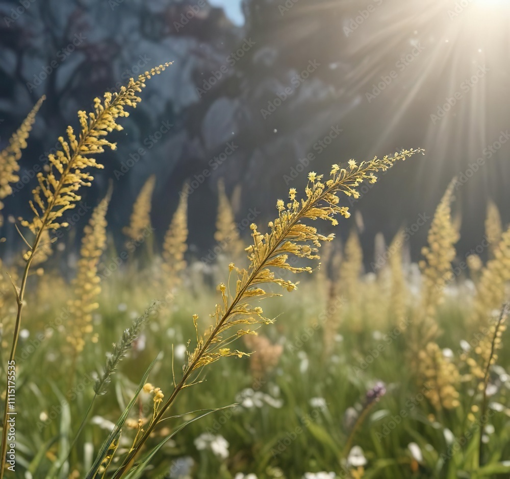 delicate wisps of pollen caught in the breeze , pollen, plant, wisps