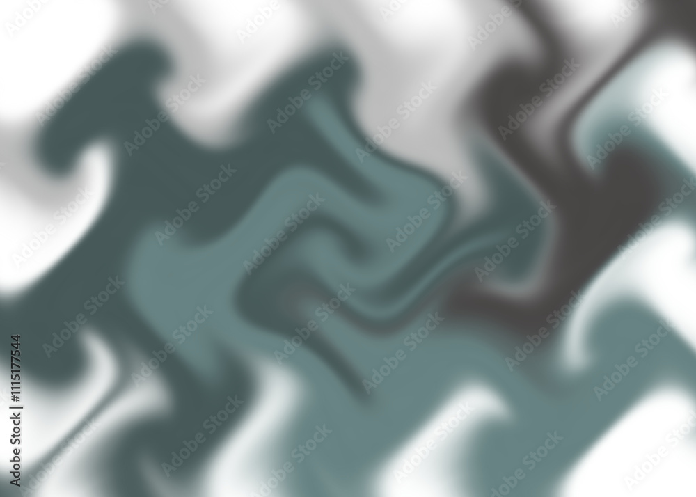 Fototapeta premium An abstract transparent wavy smoke design element.
