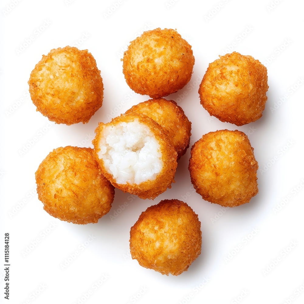Minimalistic Serving of Fish Balls as a Street Snack Delight Minimalistic Serving of Fish Balls as a Street Snack Delight