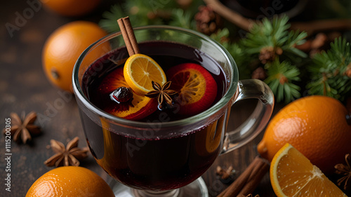 mulled wine, alcoholic preparation consisting primarily of wine, sugar, orange and spices.