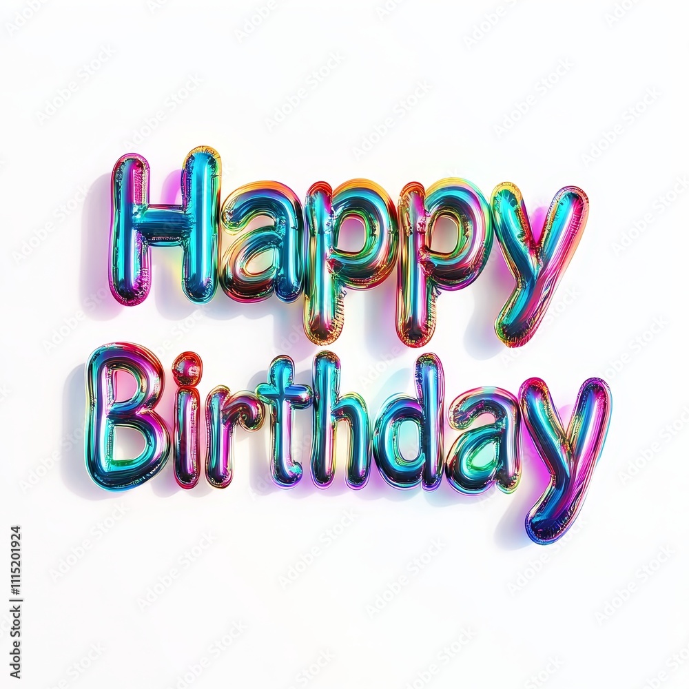 Colorful Balloon Letters Spell out a Joyful Birthday Greeting Against a Bright Background, Celebrating Life's Special Moments and Joyous Gatherings With Friends and Family Colorful Balloon Letters Spell out a Joyful Birthday Greeting Against a Bright Background, Celebrating Life's Special Moments and Joyous Gatherings With Friends and Family