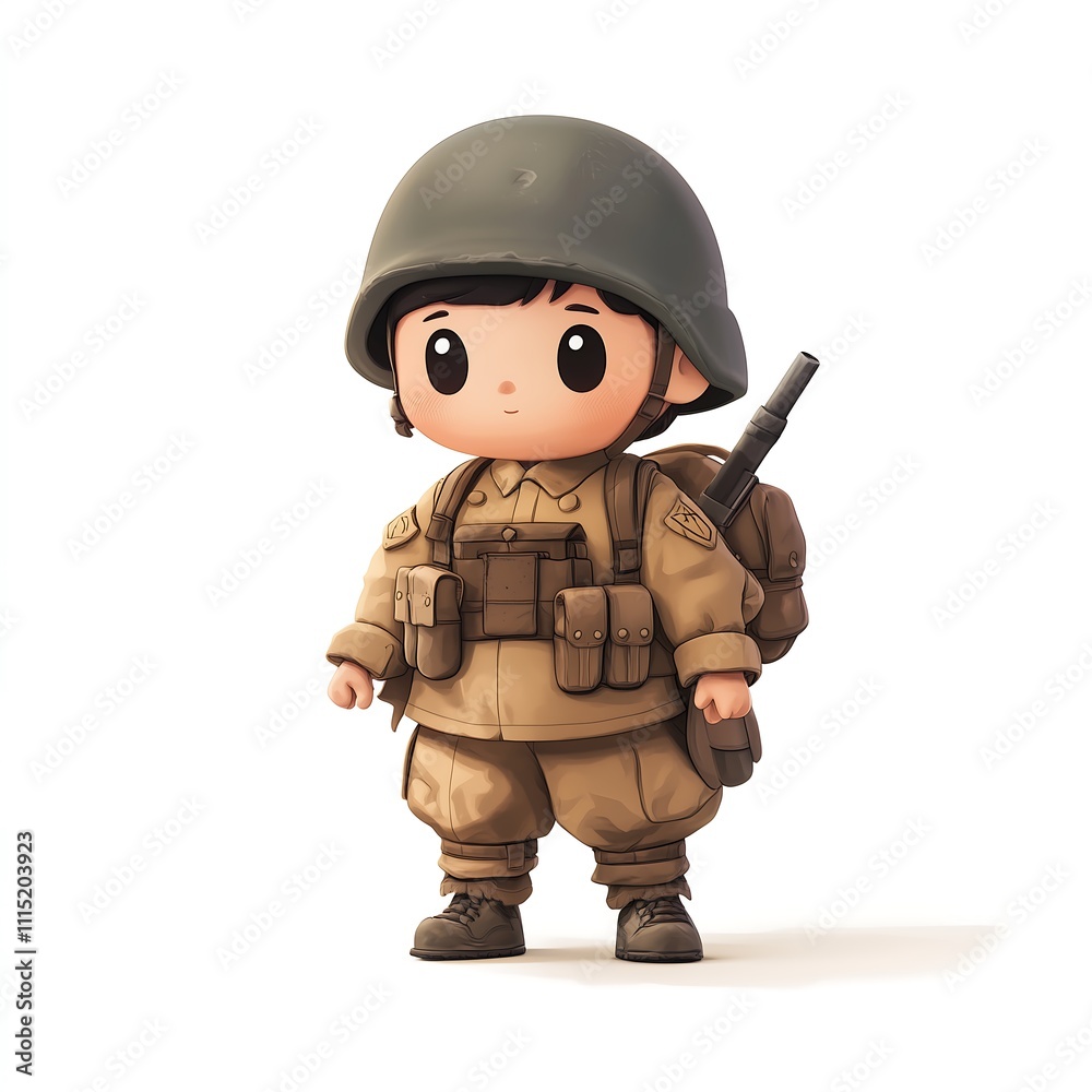 a cute cartoon illustration on white background a cute cartoon illustration on white background