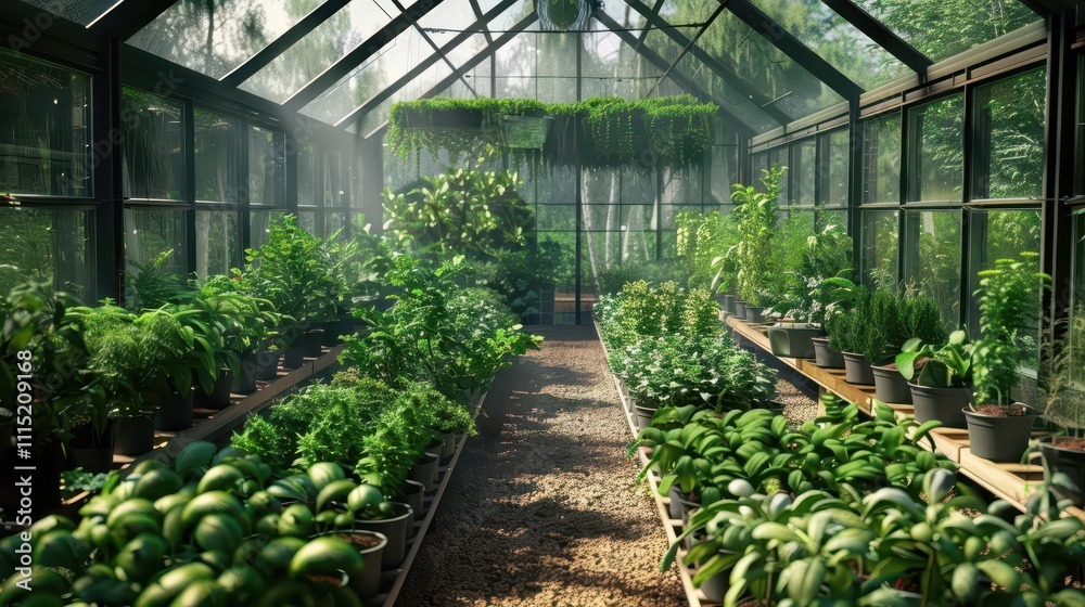 Lush Leafy Greens. Embracing natural and sustainable agriculture concept